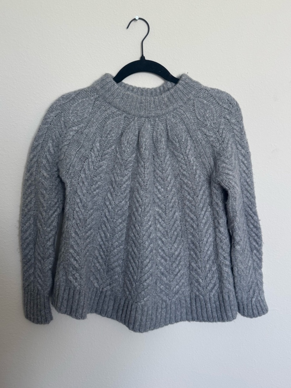 Tuckernuck Gray Peacock Wool Sweater size Small
